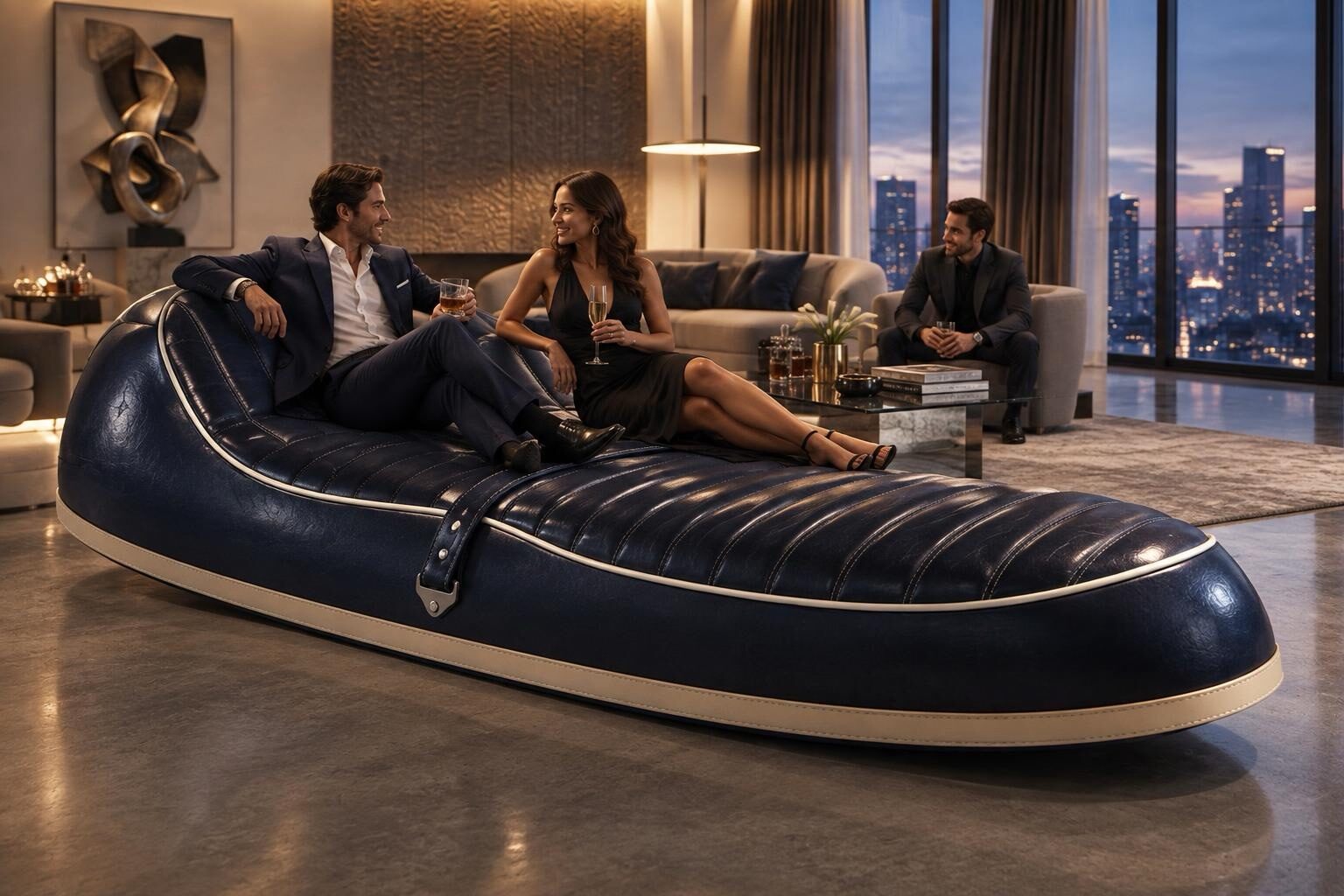 SELLONE Twin Insula '59, livrea blu navy, attico